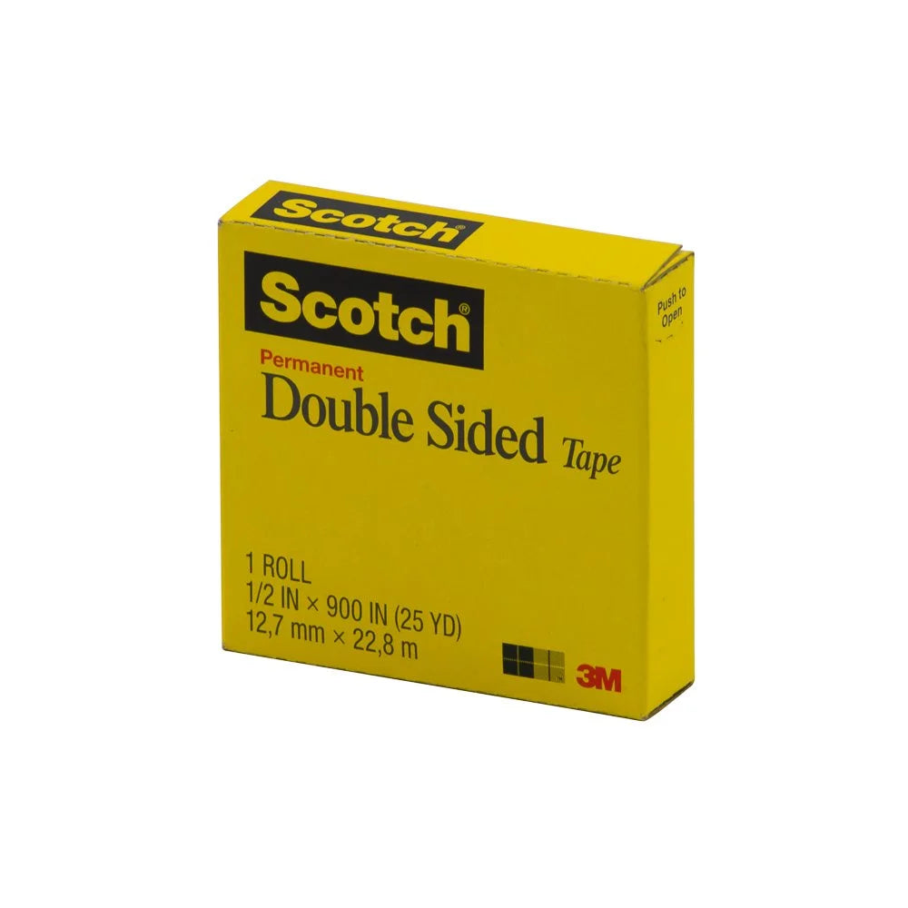 Cinta Adhesiva /Tape Scotch 665 Doble Cara 1/2"x25m