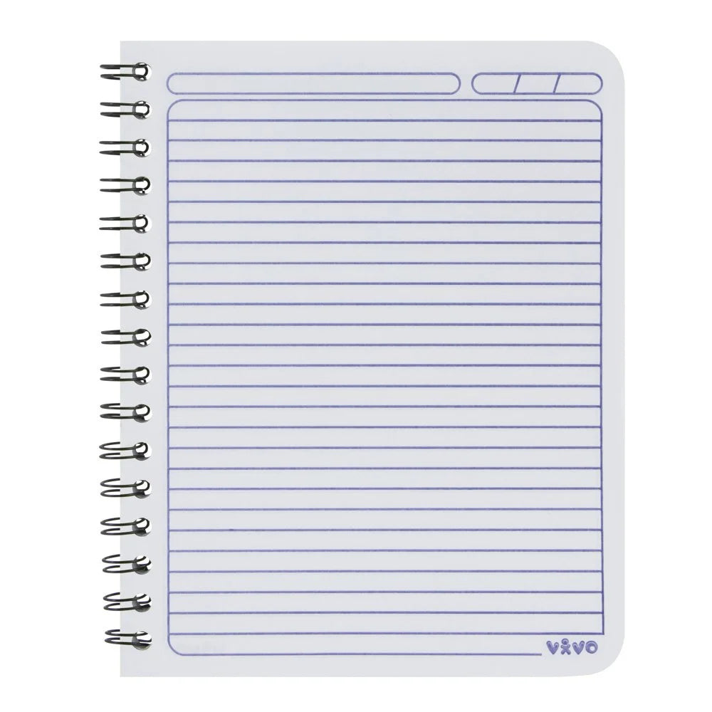 Cuaderno Espiral 70H Media Carta Vivo #2 239946 Líneas