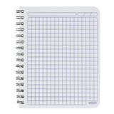 Cuaderno Espiral 70H Media Carta Vivo #2 239947 Cuadros 8mm