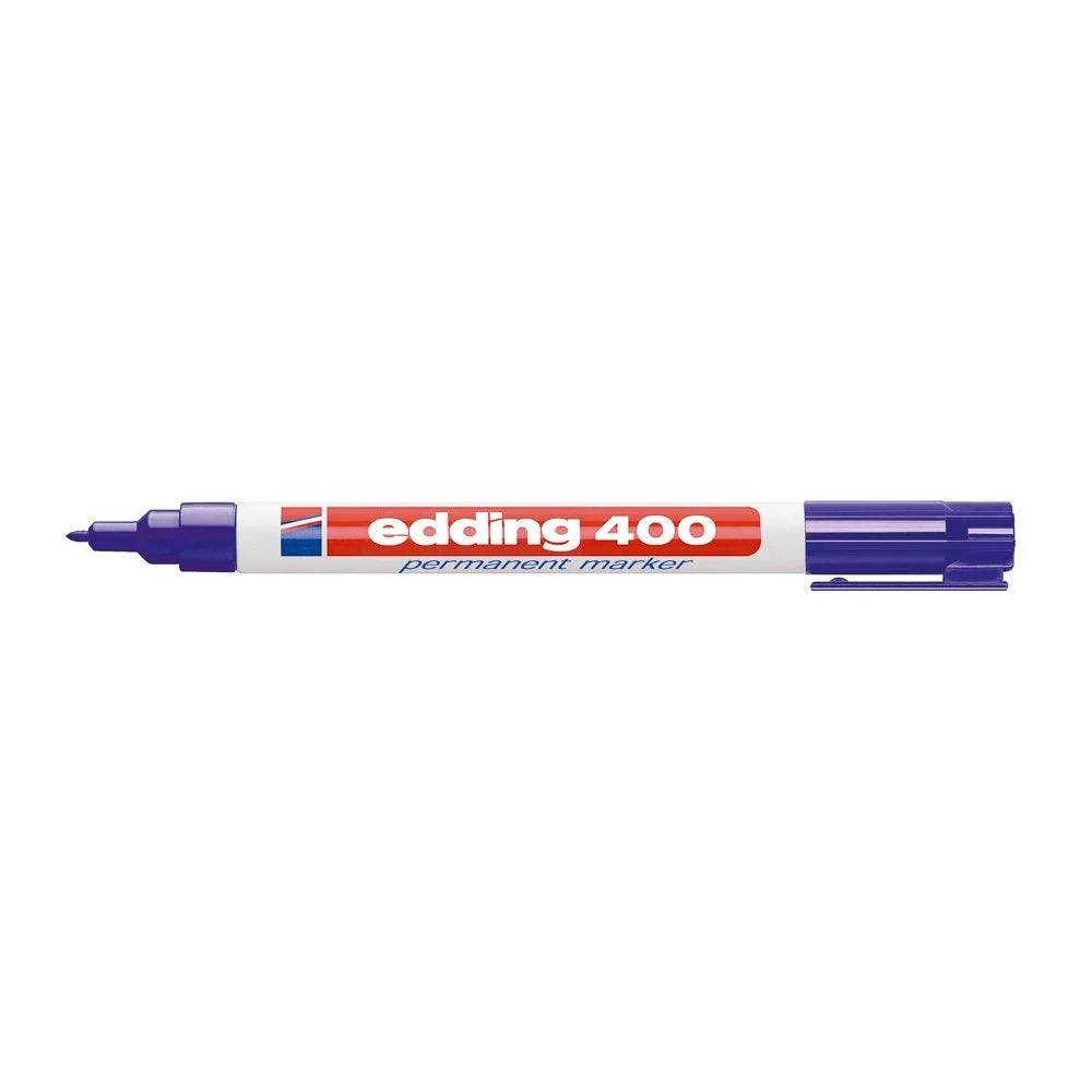 Marcador Permanente Edding 400 Punta Fina Violeta