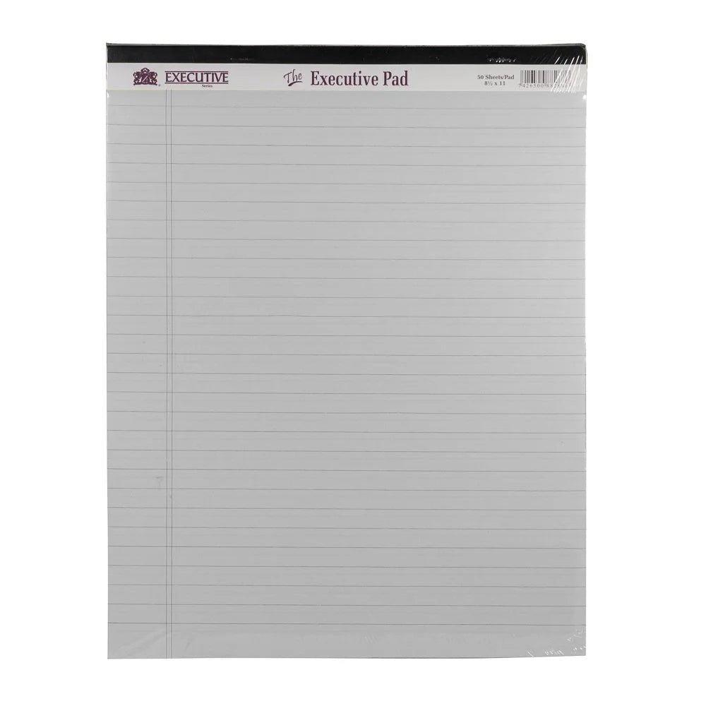 Block Rayado Executive 82871 50H Blanco Carta