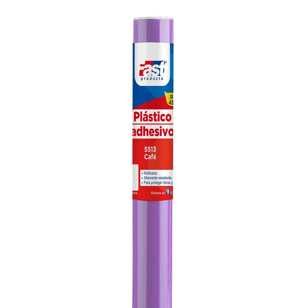 Plástico Adhesivo Fast Contac 45x3mt Lila