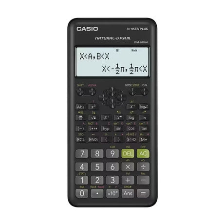CALCULADORA CIENTIFICA CASIO FX-82LA PLUS-2-BK 252F NEGRO