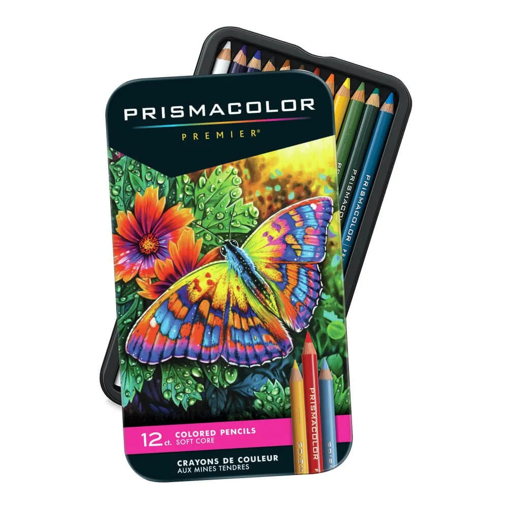 Crayon de madera prismacolor premier 12col largo