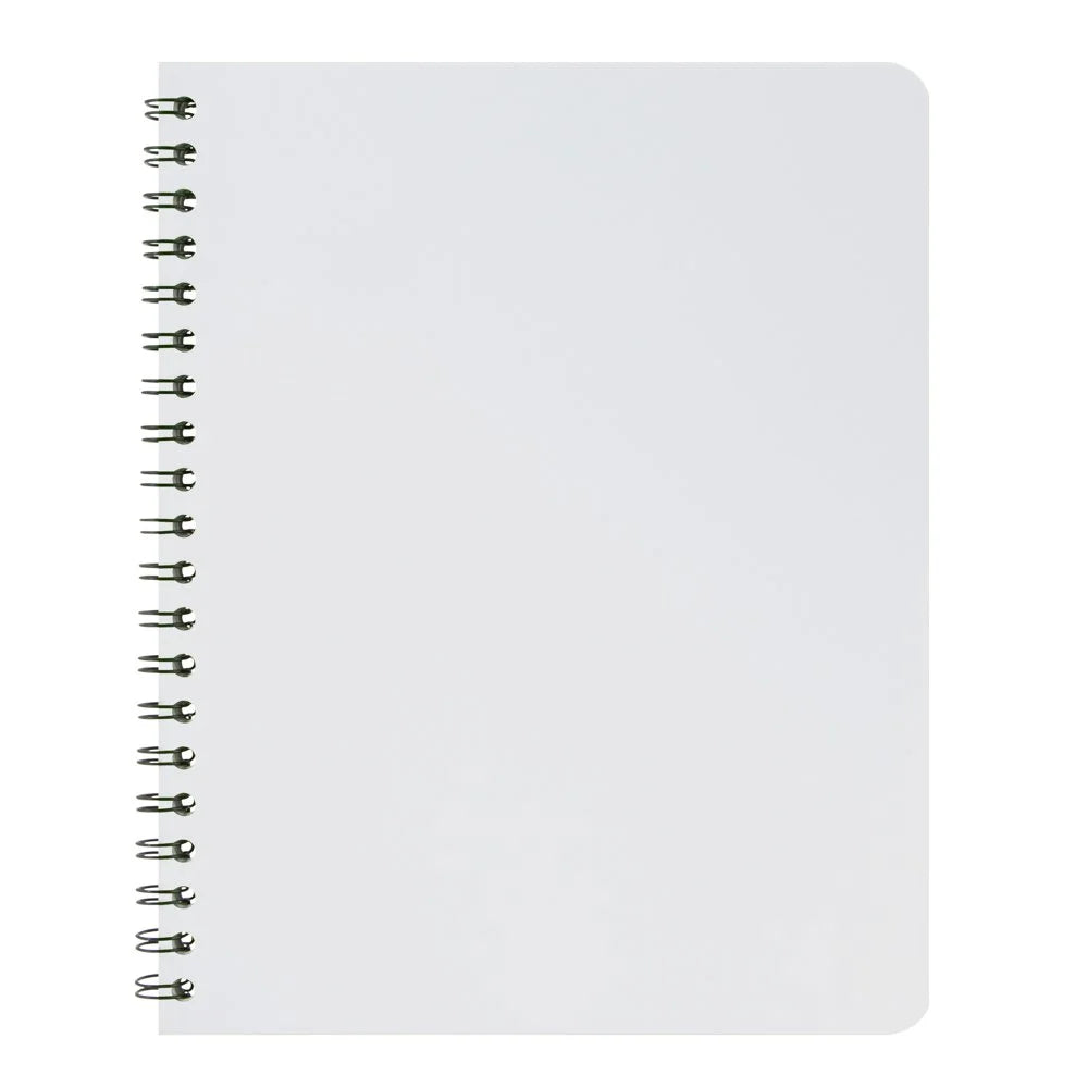 Cuaderno Espiral 100H Vivo 239955 Blanco Doble Anillo