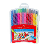 Marcador Estuche Plastico Faber Castell 555317 24c Delgado