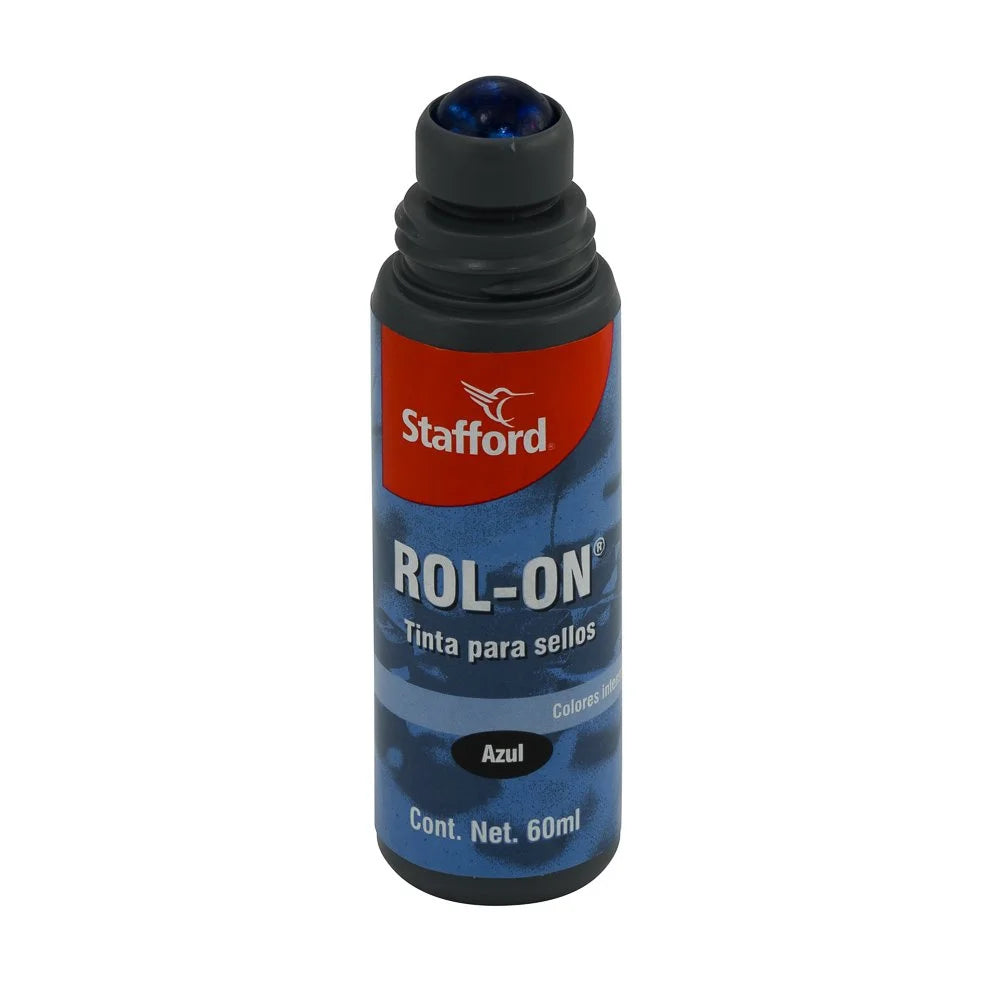 Tinta para Almohadilla Stafford Roll On 2oz (60ml) Azul