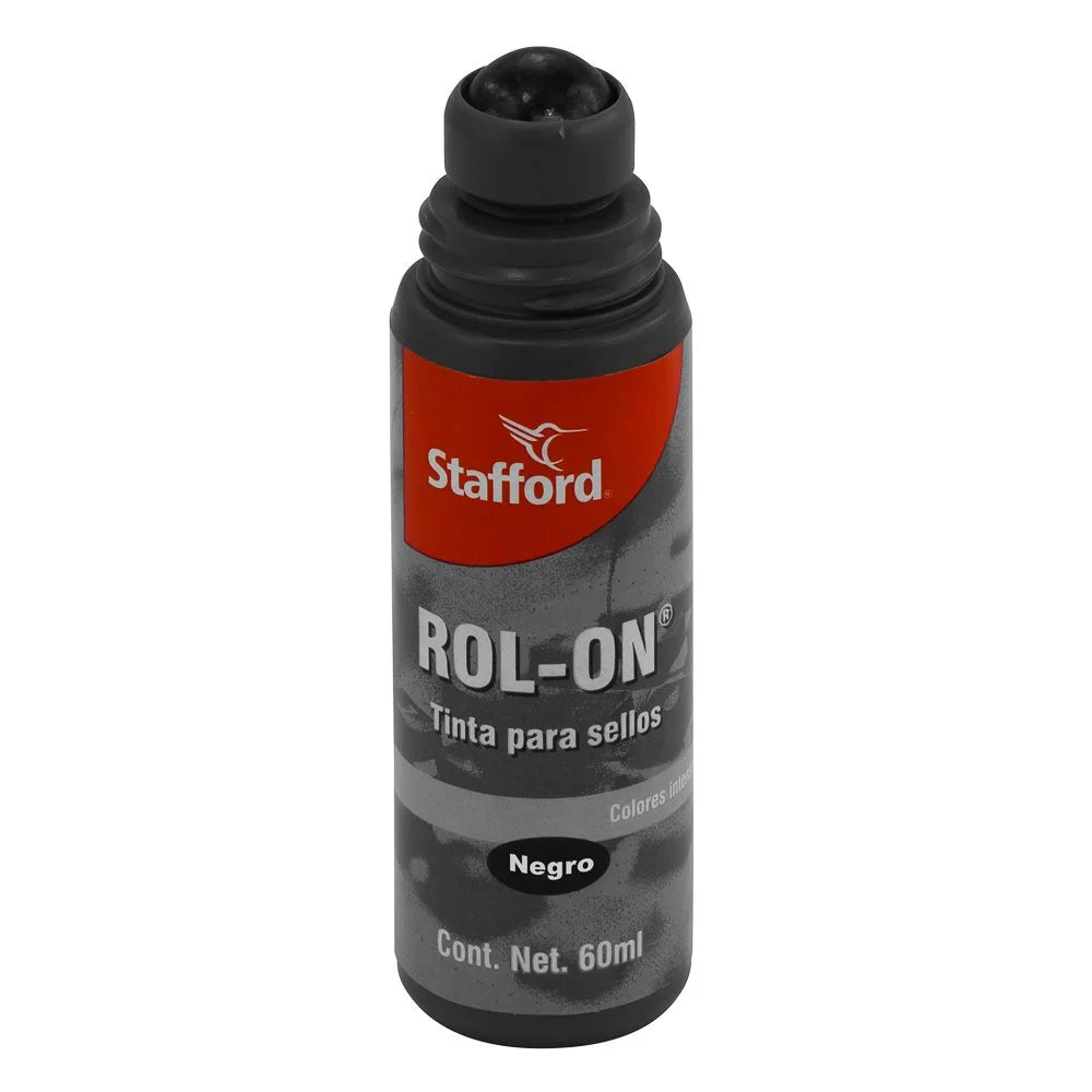 Tinta para Almohadilla Stafford Roll On 2oz (60ml) Negro