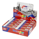 Borrador Fast BF03 Blanco Plastico Grande