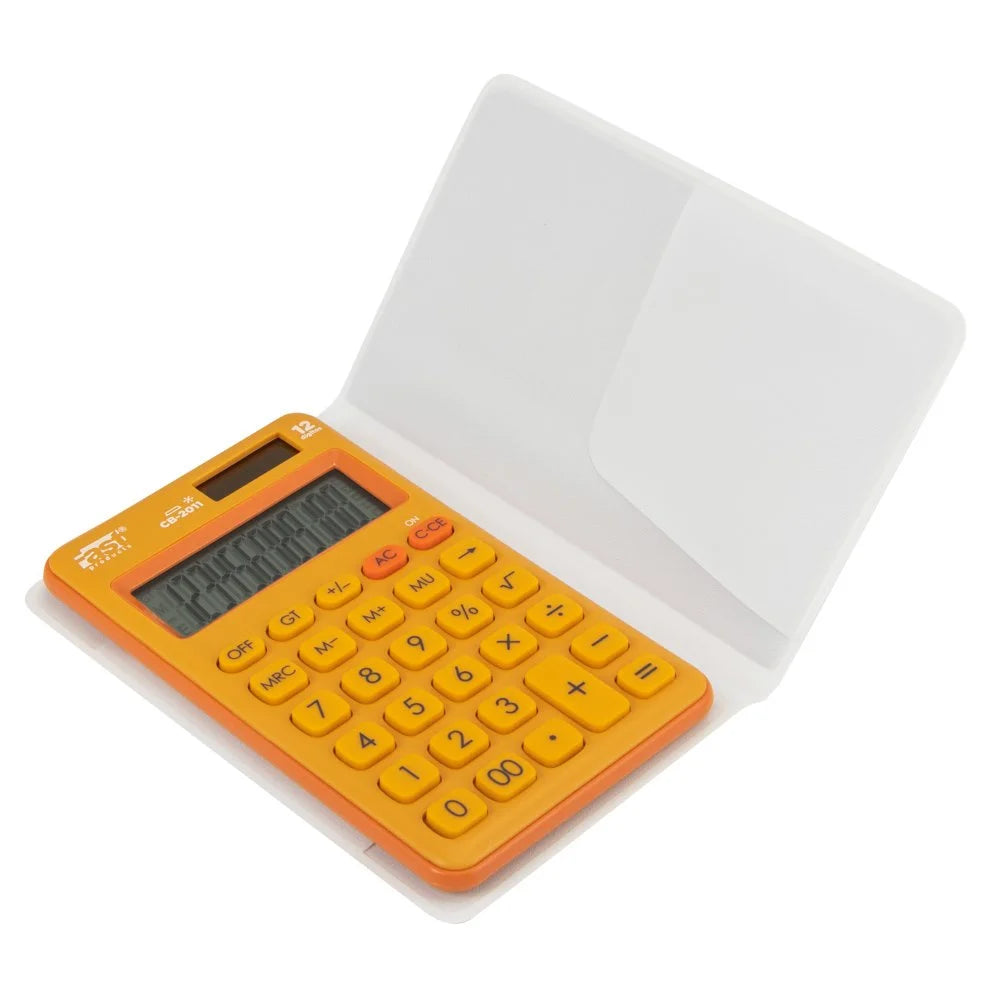 CALCULADORA DE BOLSILLO FAST CB-2011 12 DIGITOS AMARILLO
