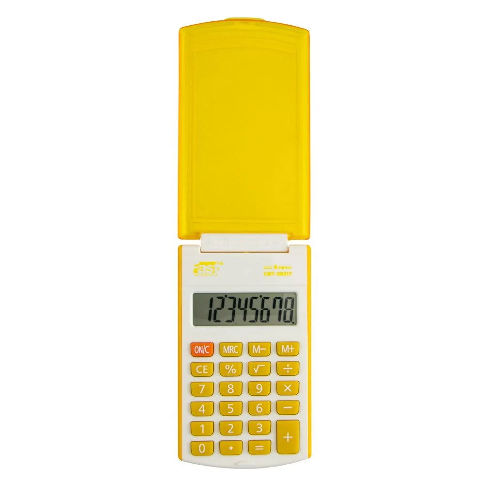 CALCULADORA DE BOLSILLO FAST CBT-39217 8 DIGITOS AMARILLO