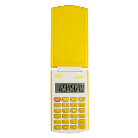 CALCULADORA DE BOLSILLO FAST CBT-39217 8 DIGITOS AMARILLO