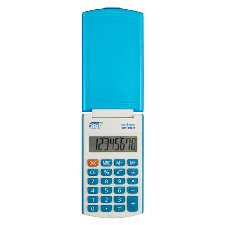 CALCULADORA DE BOLSILLO FAST CBT-39217 8 DIGITOS CELESTE