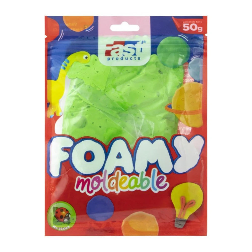 FOAMY MOLDEABLE FAST 50G VERDE CLARO