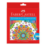 Crayon de Madera Faber Castell 120172 Largo Triangular 72 Colores