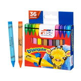 Crayon de Cera 36 col Regular Triangular Fast T136
