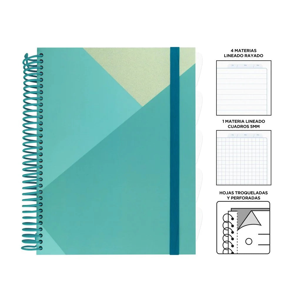 Cuaderno Espiral 200H Fast TD SOFT Multimaterias