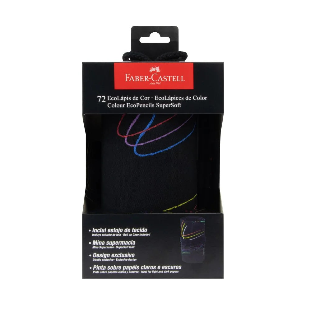 Crayón Faber-Castell SuperSoft 72 Colores con Estuche