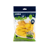 Globo Latex Standar Krea 10" Bolsa de 25pcs Amarillo