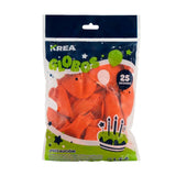 Globo Latex Standar Krea 10" Bolsa de 25pcs Anaranjado
