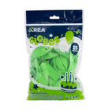 Globo Latex Standar Krea 10" Bolsa de 25pcs Verde Claro