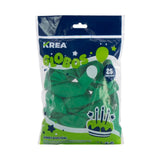 Globo Latex Standar Krea 10" Bolsa de 25pcs Verde