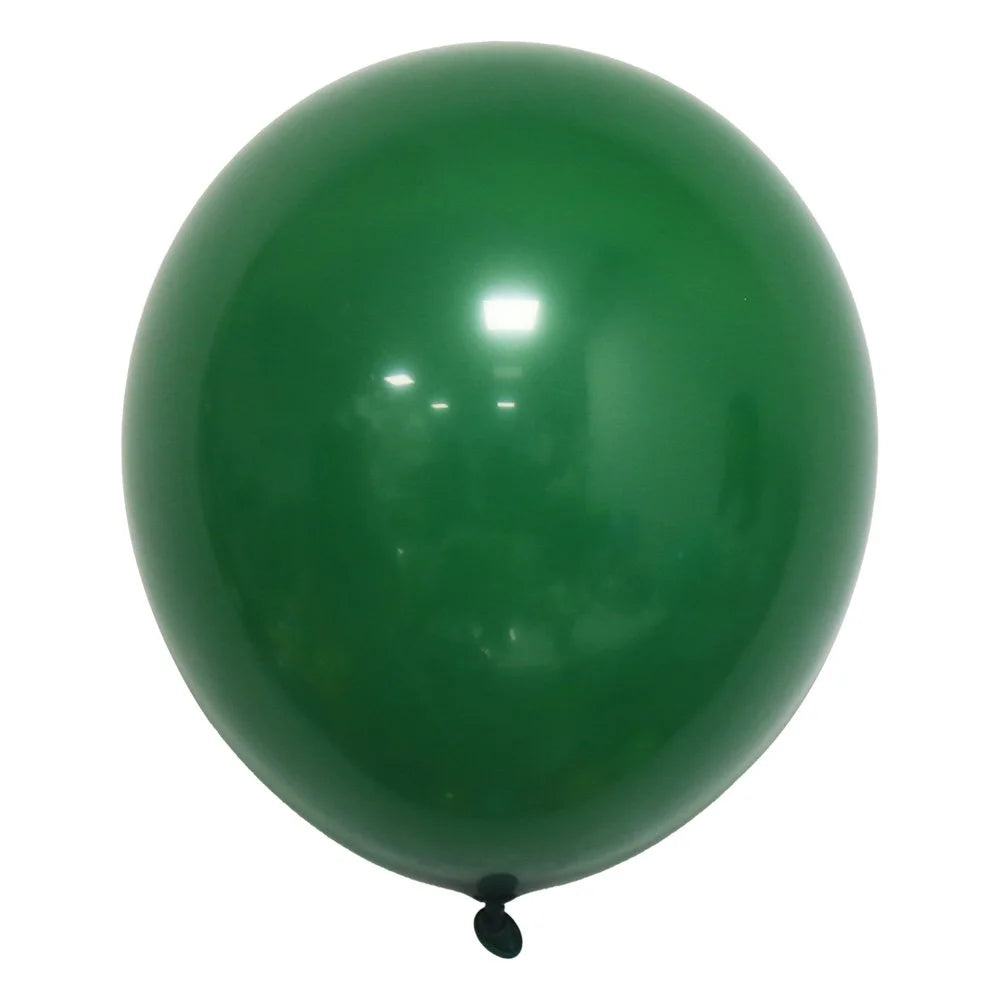 Globo Latex Standar Krea 10" Bolsa de 25pcs Verde Obscuro