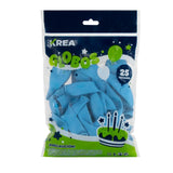 Globo Latex Standar Krea 10" Bolsa de 25pcs Celeste