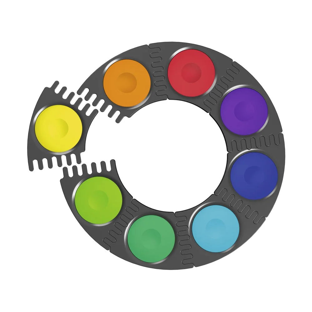 Acuarela Faber Castell 125031 24 colores Connector Paint Box Rojo