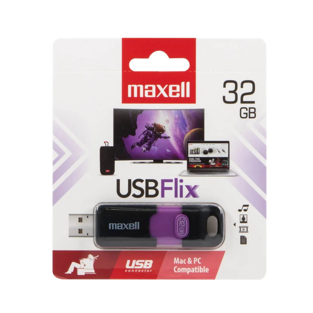 Memoria USB Maxell Flix 32GB Purpura