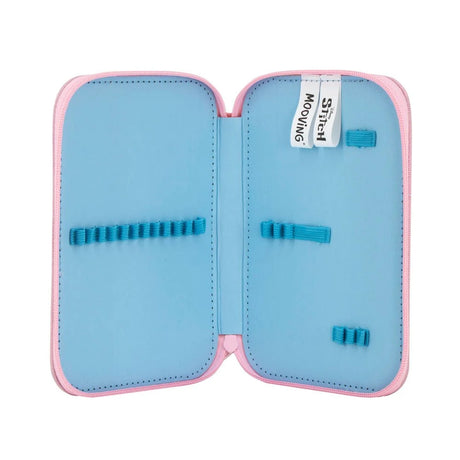 Estuche Portalapices Mooving 1520244 Stitch Rosado