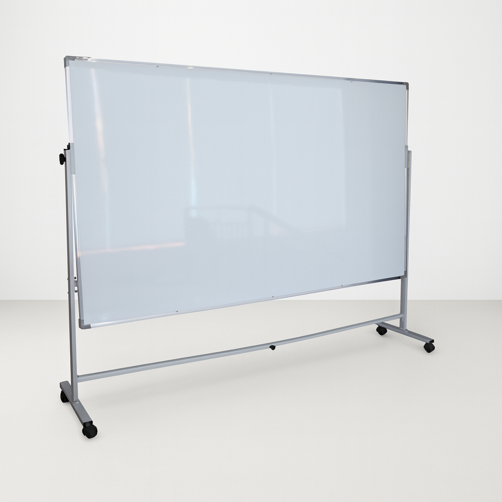 Pizarron Blanco con Tripode de Ruedas 200 x 120 cm (LD108+LD001)