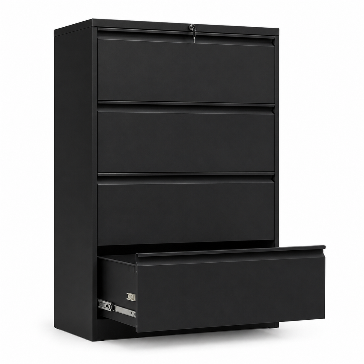 Archivador Horizontal Metálico de 4 Gavetas B-09