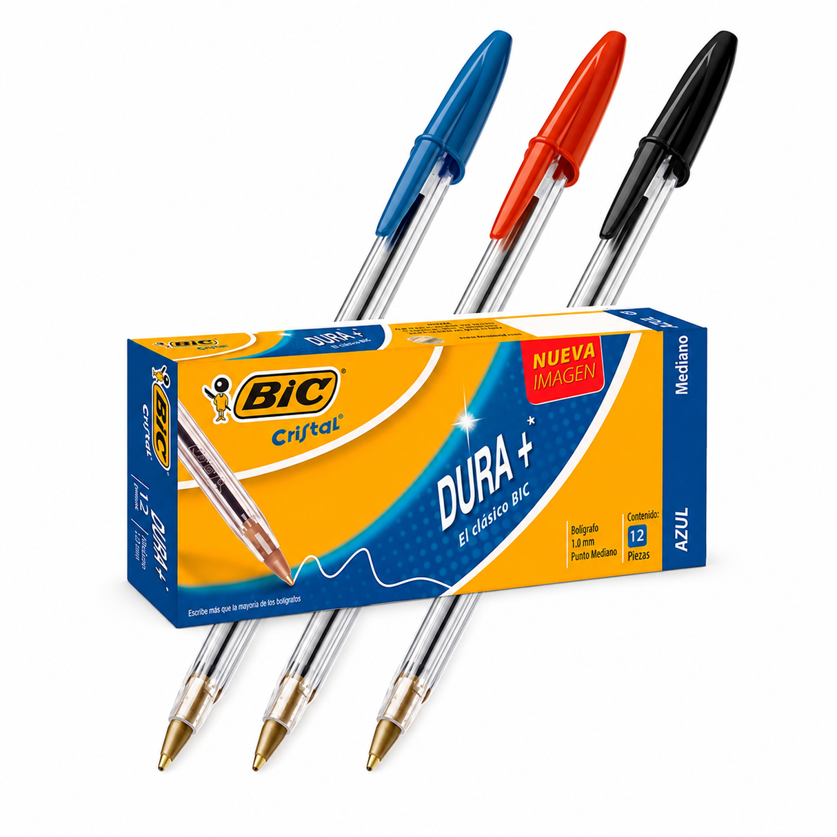 Bolígrafo Bic Clasico 1.0mm Azul Cx12
