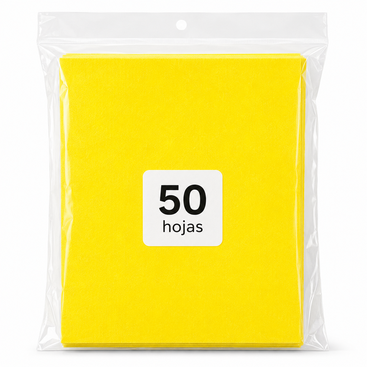 Cartulina Lino 200gr Carta Amarillo 50 Hojas