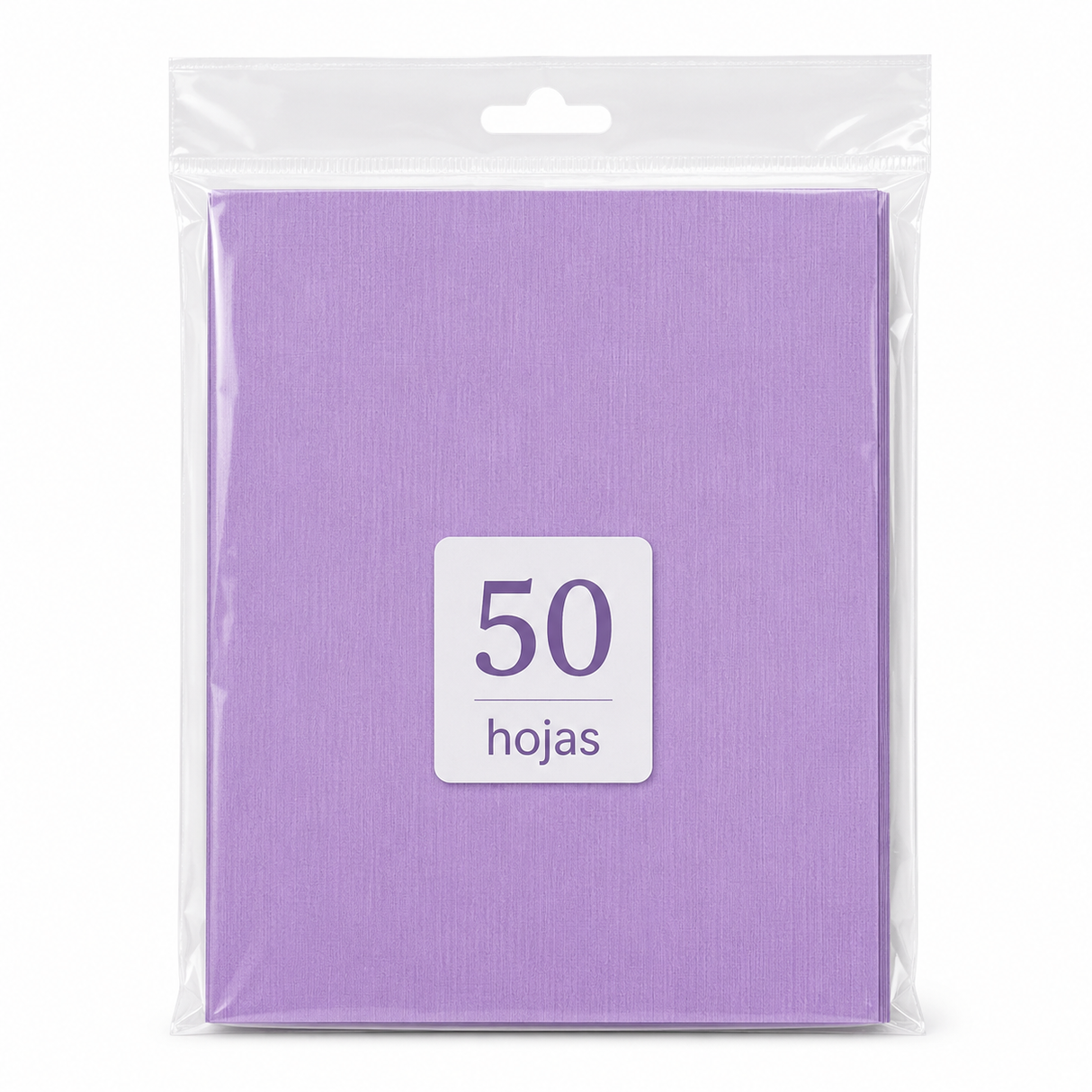 Cartulina Lino 200gr Carta Lila 50 hojas