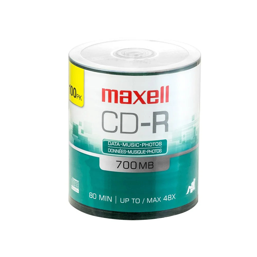 CD-R 700MB 48X SPINDLE 100 pcs Maxell