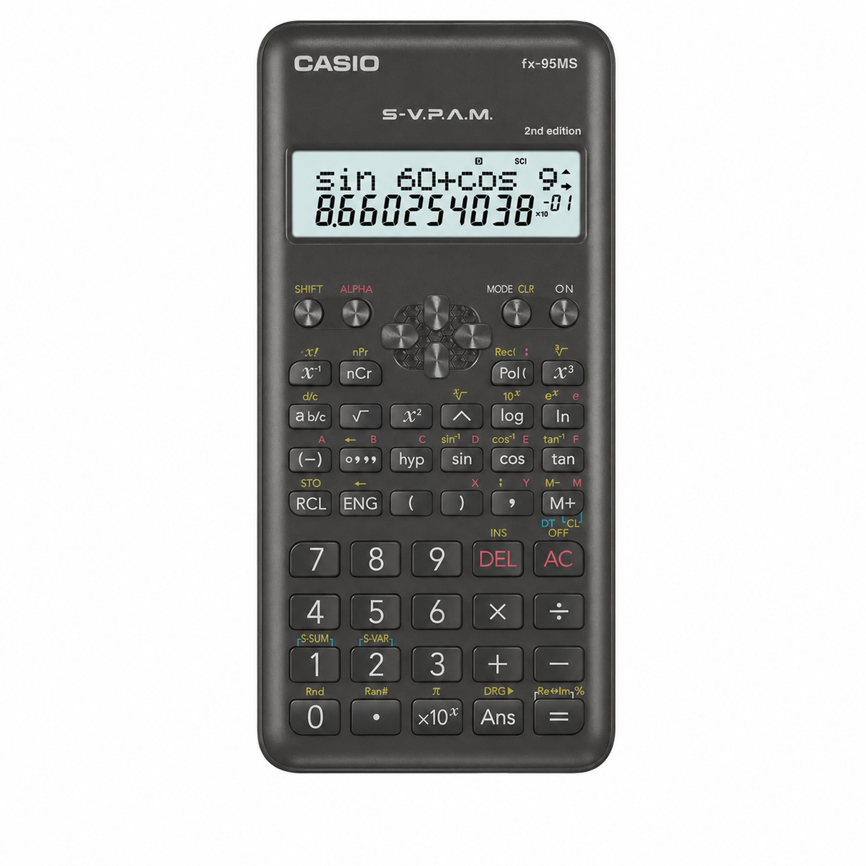 CALCULADORA CIENTIFICA CASIO FX-95MS-2 244 FUNCIONES