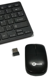 Combo teclado mini inalambrico + mouse inalambrico etouch®