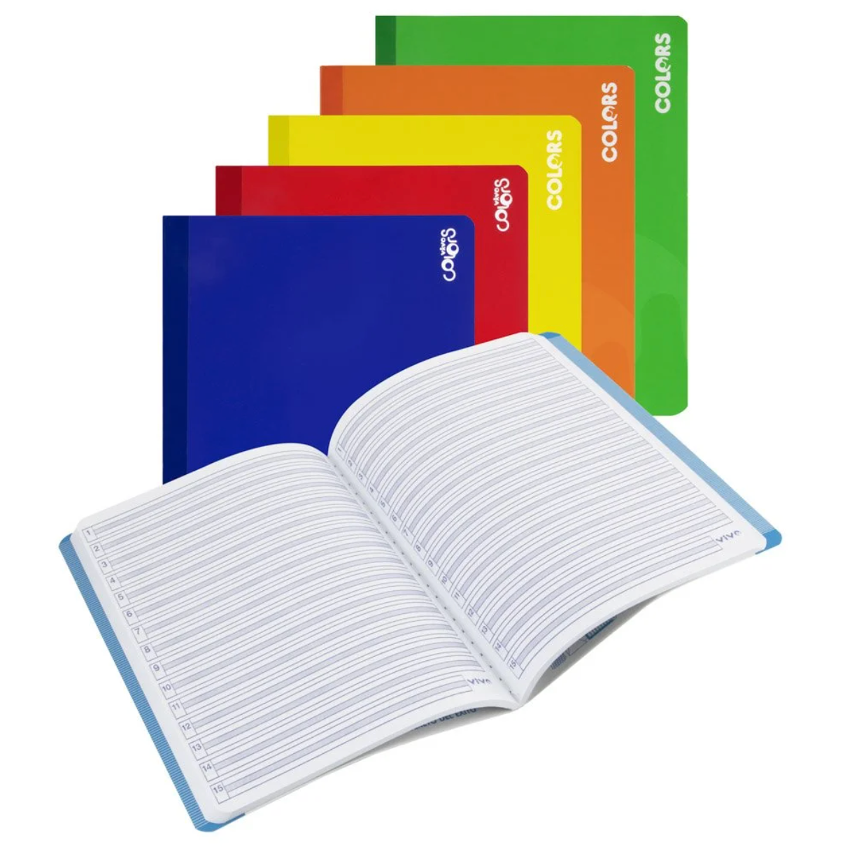 Cuaderno Cosido Grande 100H - Doble Linea