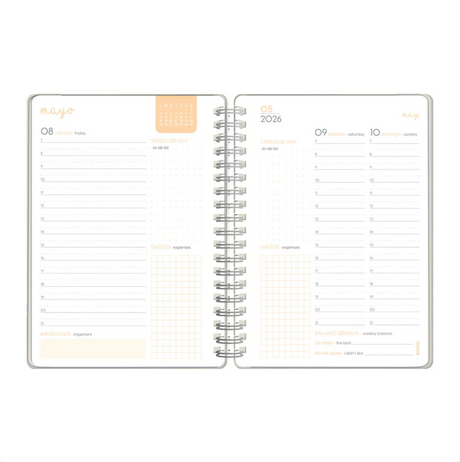Agenda / Cuaderno / Libreta - Spring