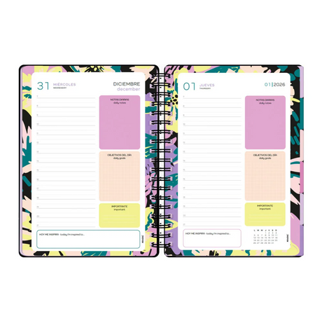 Agenda / Cuaderno / Libreta - Garden