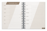 AGENDA 2027 DIARIA ESPIRAL 174 PAGINAS LETTE ROSA