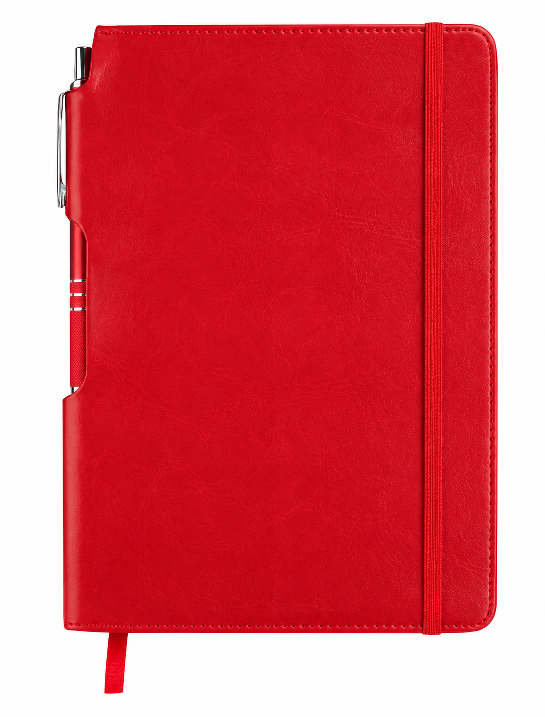 Libreta KENYA 80 Hojas Raya 14 x 20.7 cm Rojo ( Promocional )