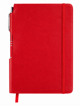 Libreta KENYA 80 Hojas Raya 14 x 20.7 cm Rojo ( Promocional )