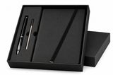 Libreta JINSEI Set de Regalo Solapa Magnética Bolígrafo Metálico Negro