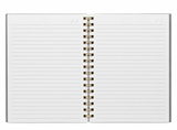 Libreta MALAKI Cubierta Rígida  17.6 x 25 cm 120 hojas Rayada  Beige ( Promocional )