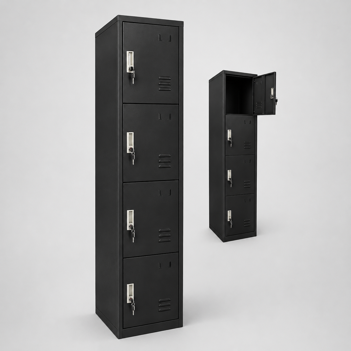 Locker 4 Puertas con Llave y Tirador  CNSI-04N