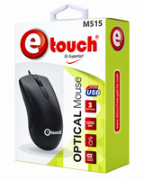 Mouse Óptico Etouch M515 USB Premium