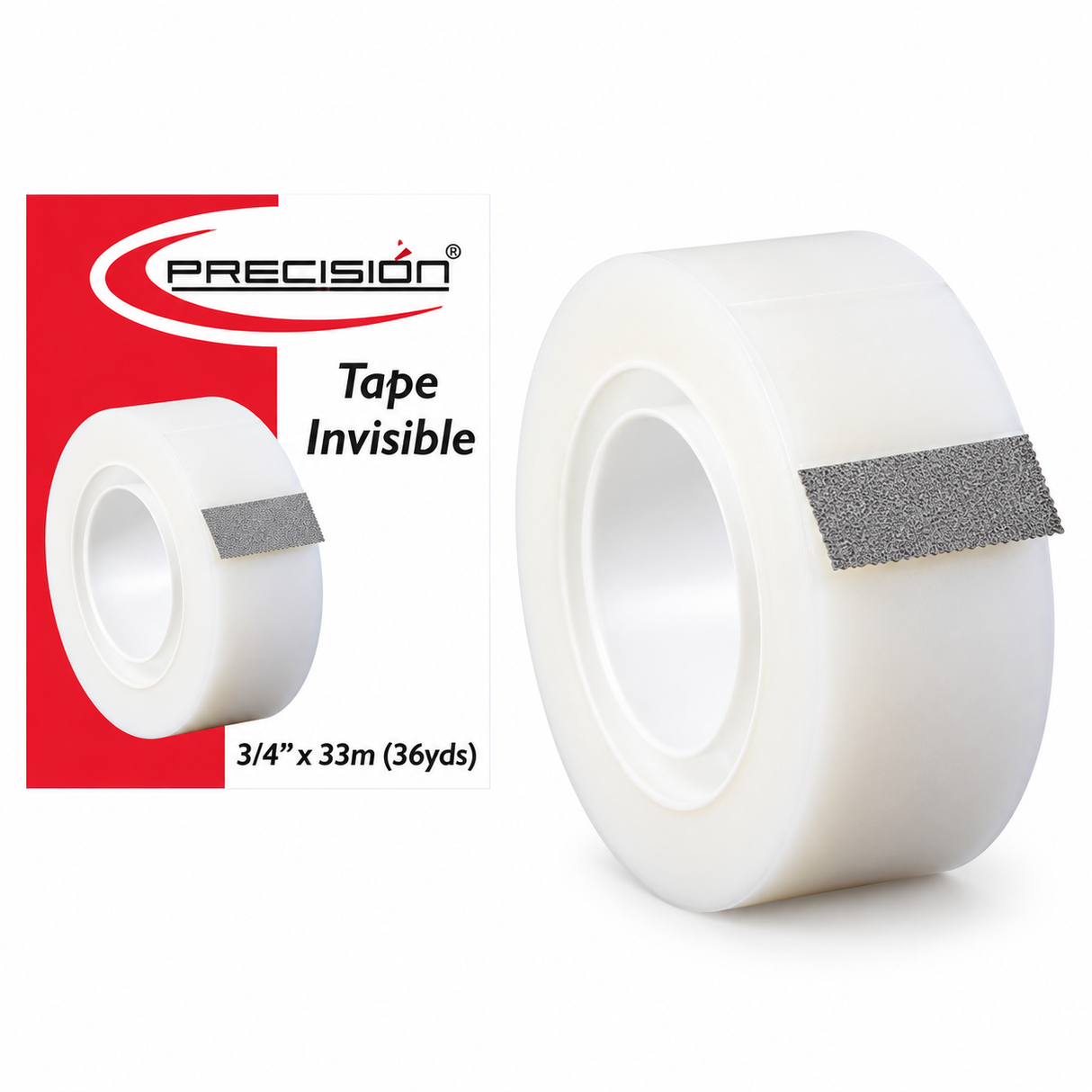 Tape/Cinta Adhesiva Precision Invisible 3/4" (18mm) x 36 yds